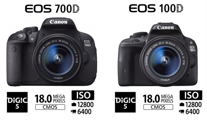 Canon EOS 700D & EOS 100D