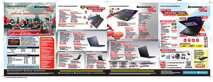 Lenovo IT Show 2013 Flyer - click picture for PDF Flyer