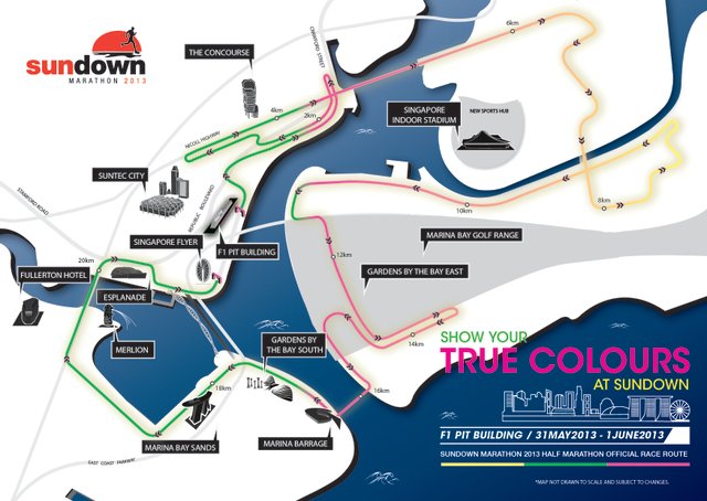 Sundown Marathon 2013 _ROUTE_MAP_(21KM)_2013_3(BLUE GRADIENT)_2-01