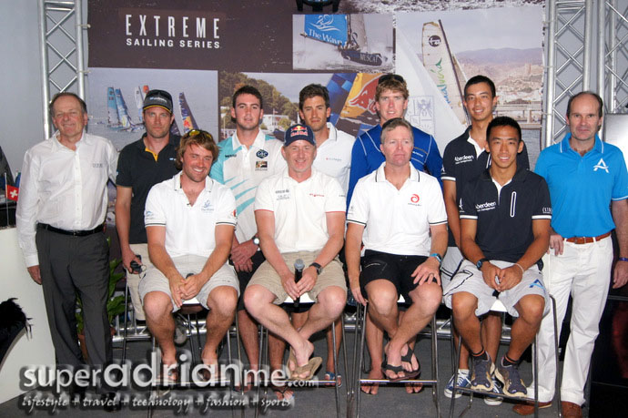 Eight teams with 40 of the world’s best sailors from 11 nationalities are here for 2013 Extreme Sailing Series