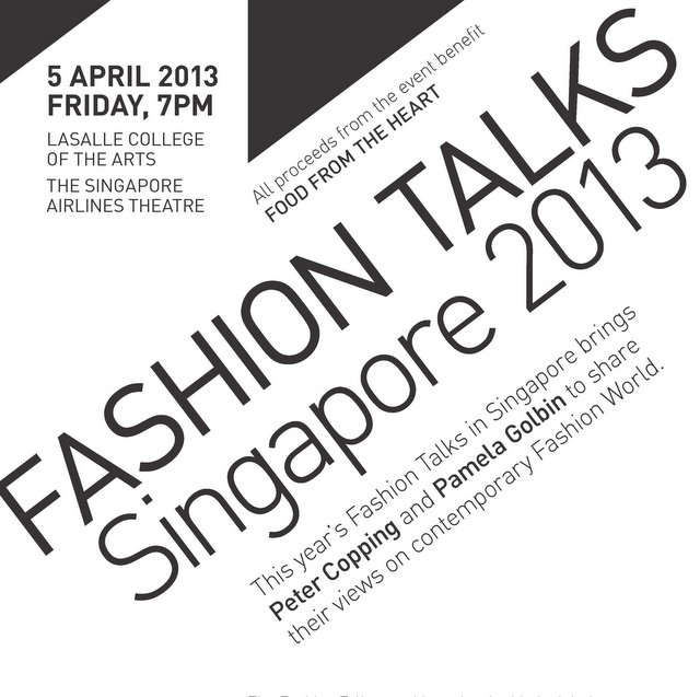 Fashion Talks Singapore 2013