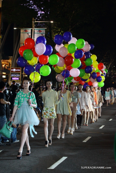 Fashion Steps Out @ Orchard Road 17 March 2012