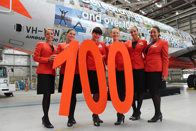 Jetstar 100th aircraft livery