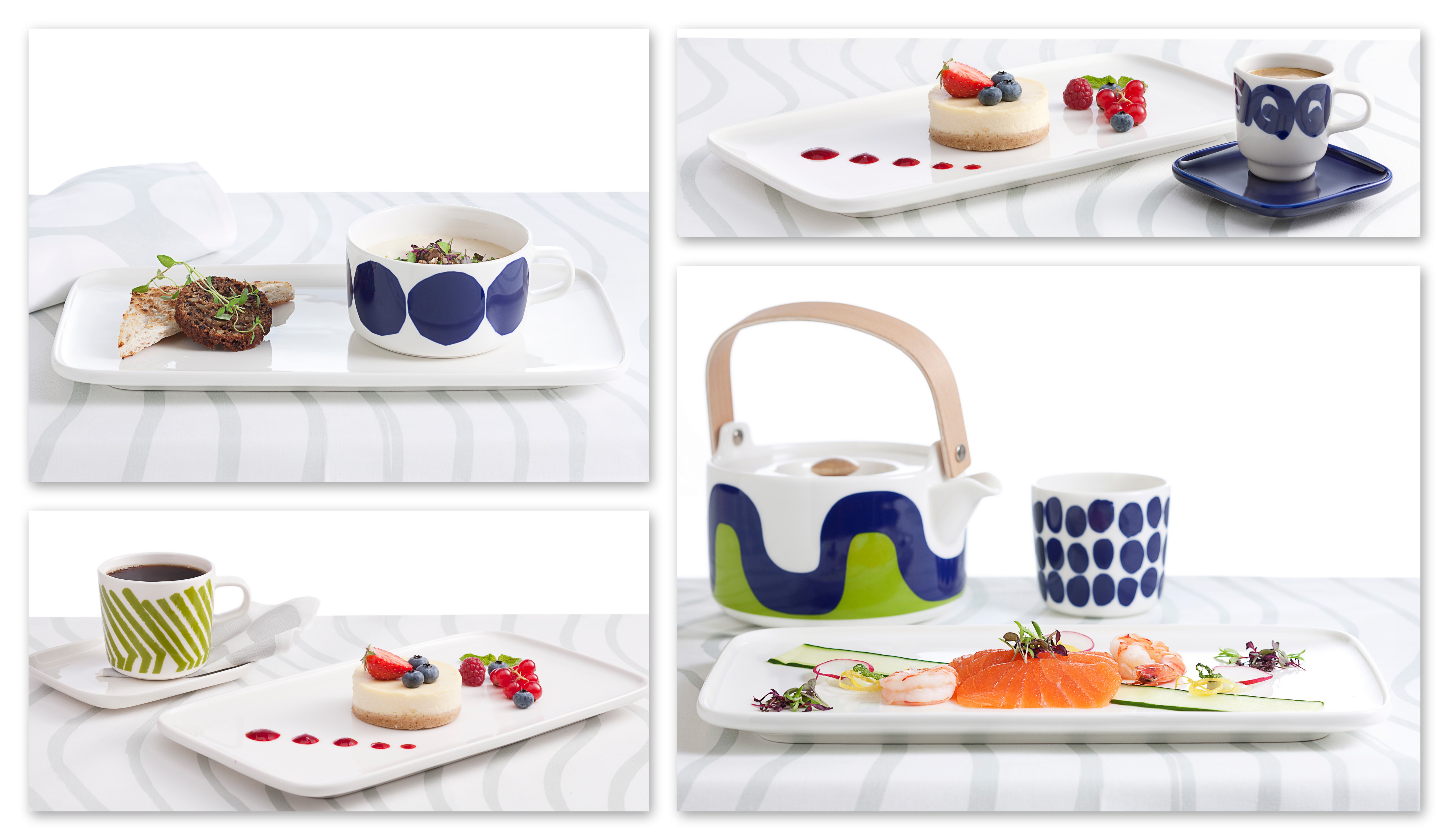 Finnair / Marimekko tableware for Business Class