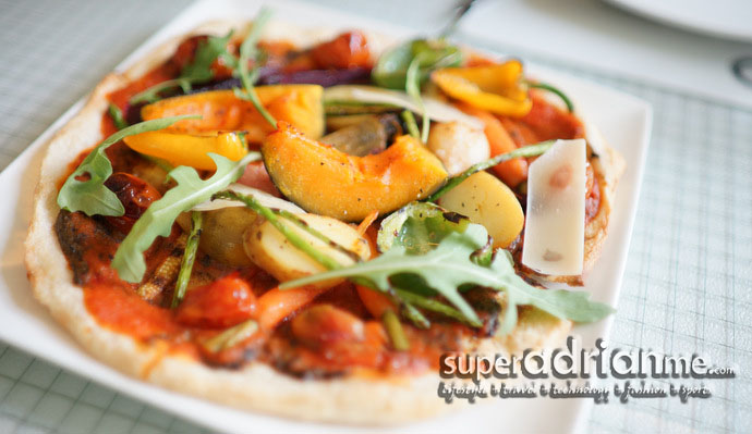 Vegetarian Pizza Skyve Elementary Bistro & Bar