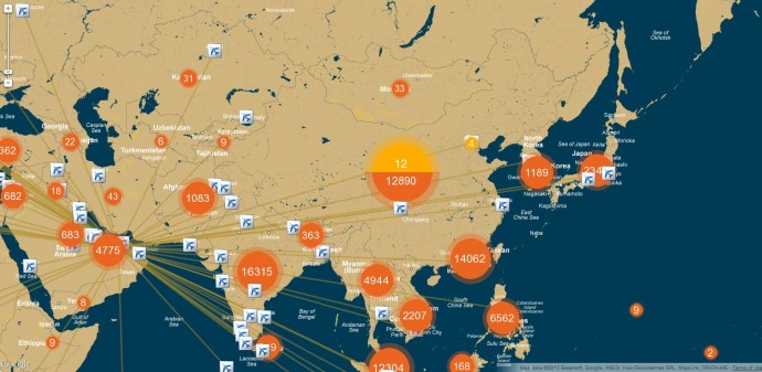 Etihad Airways LinkedIn Mapped Out