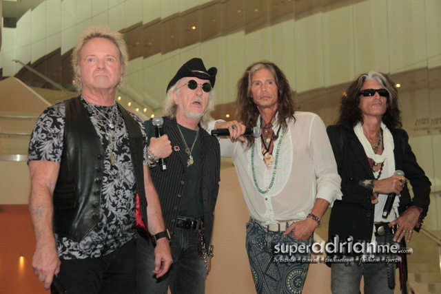 Aerosmith in Singapore for the S
