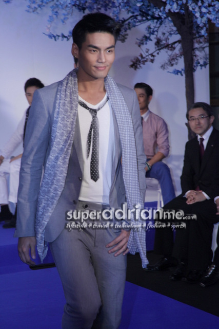 Hunz models for Suit Select Chinatown Point Store Opening