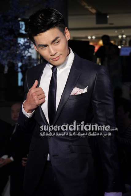 Hunz models for Suit Select Chinatown Point Store Opening