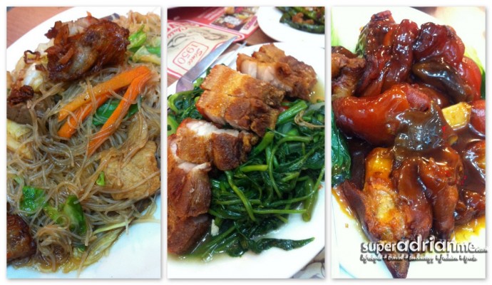 Philippines: Dishes from a Chinese Fast Food It's More Fun In The Philippines