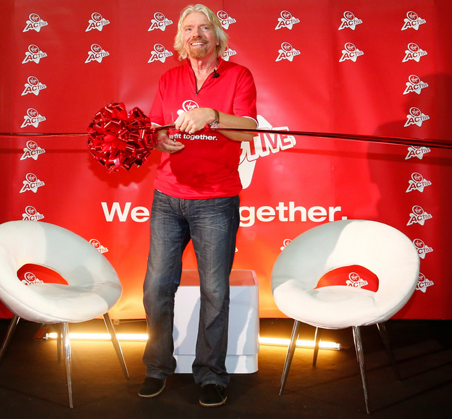 Virgin Active - Richard Branson Ribbon Cutting