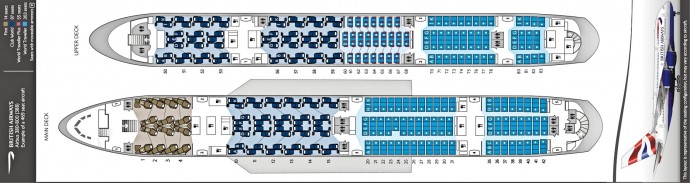 Airbus A380 Seating Chart British Airways