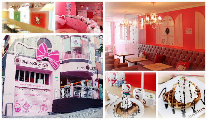 Hello Kitty Cafe Hongdae in Seoul, South Korea | SUPERADRIANME.com Hello Kitty Cafe Hongdae in Seoul, South Korea