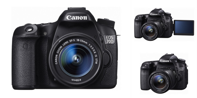 Canon EOS 70D DSLR With Dual Pixel CMOS AF Technology