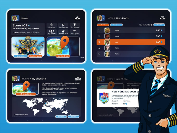 KLM Aviation Empire Screen