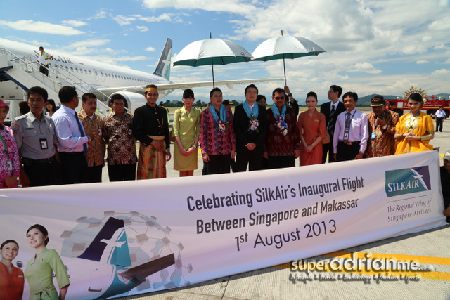 Silkair Inaugural Flight to Makassar