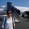 Katherine Sng at SilkAir Inaugural flight to Semarang