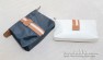 First Class amenity kits for men and women on Lufthansa German Airlines.