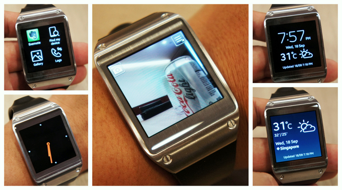 Samsung GALAXY Gear watch hands on