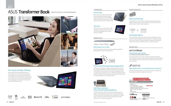 COMEX 2013: ASUS Laptops, PadFone Infinity, FonePad Flyers