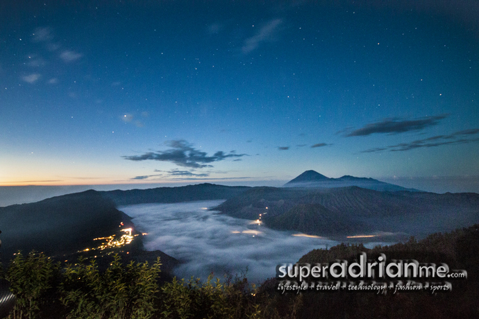 Scenic view of Mount Bromo from Mount Penanjakan Viewpoint