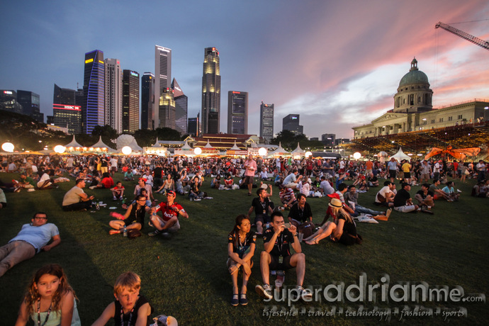 F1 padang night race sgp singapore concert