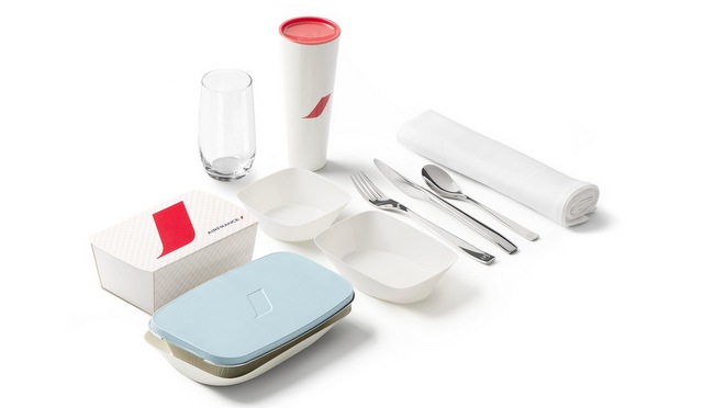 Air France new tableware collection (Premium Economy)