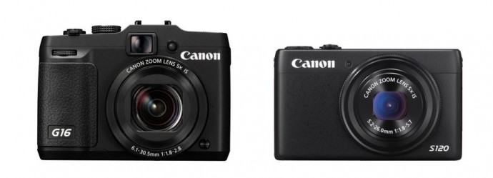 Canon PowerShot G16 and Canon PowerShot S120