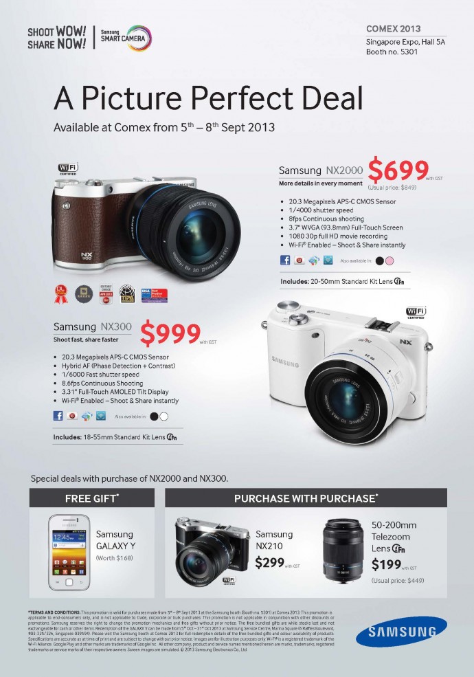 COMEX 2013: Samsung camera flyer