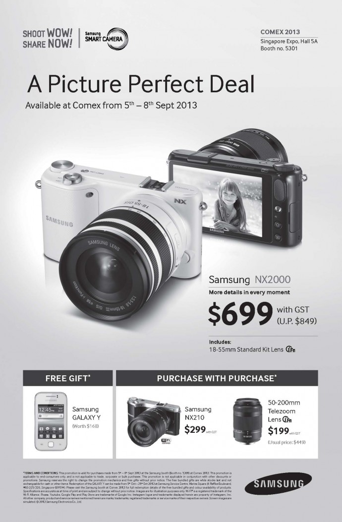 COMEX 2013: Samsung camera flyer