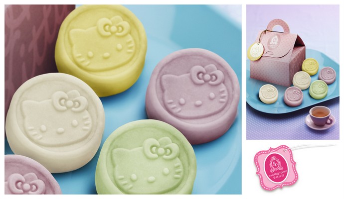 Hello Kitty Snow Skin Mooncakes from The Icing Room