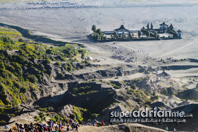 Another view of Poten Temple from Mount Bromo