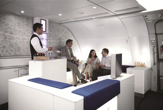 Celestial Bar aboard Korean Air's A380