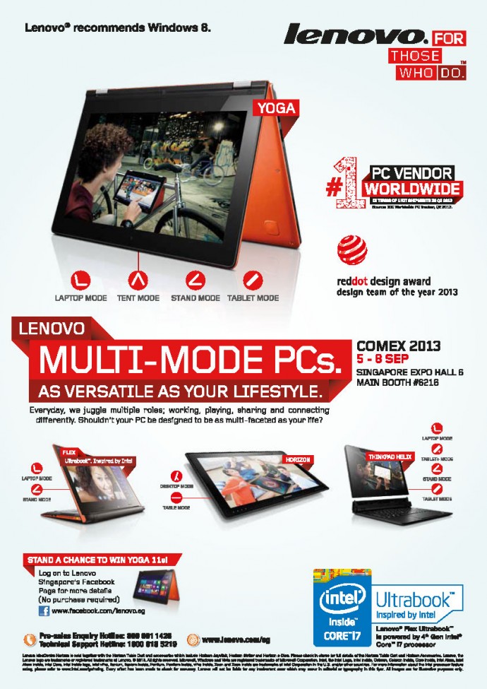 Lenovo COMEX 2013 Flyers_