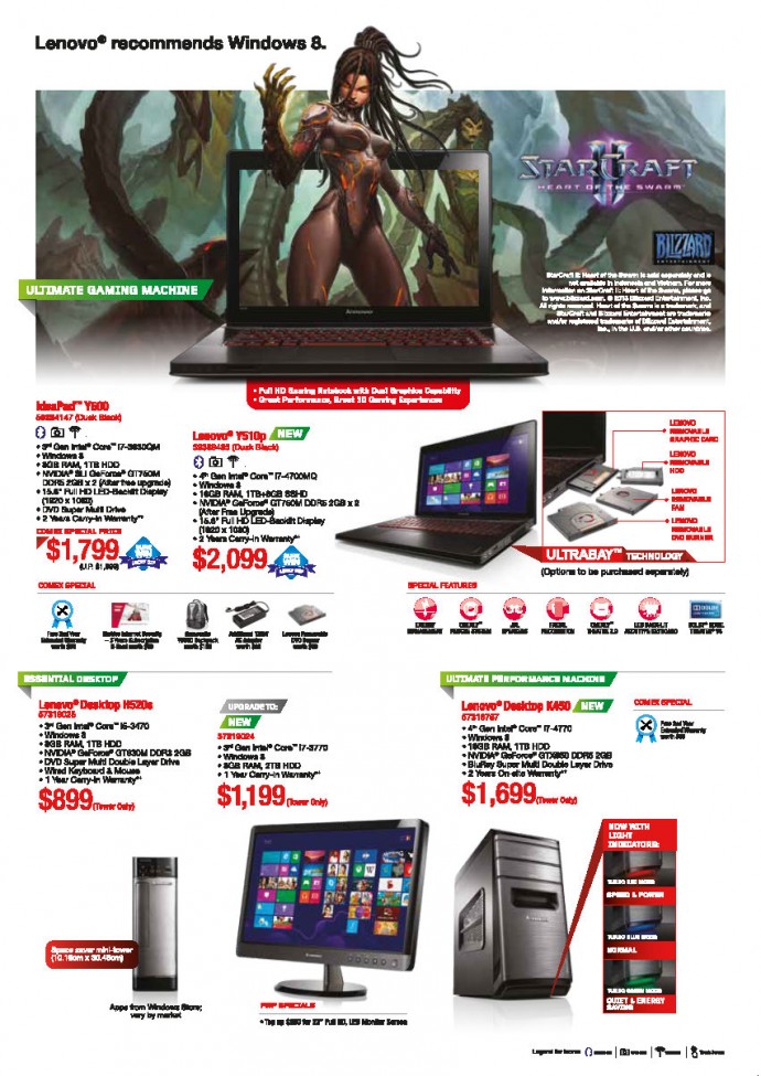 Lenovo COMEX 2013 Flyers_