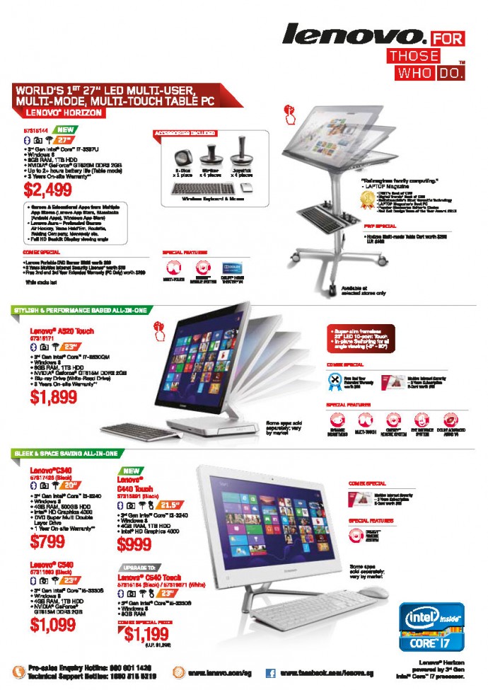 Lenovo COMEX 2013 Flyers_