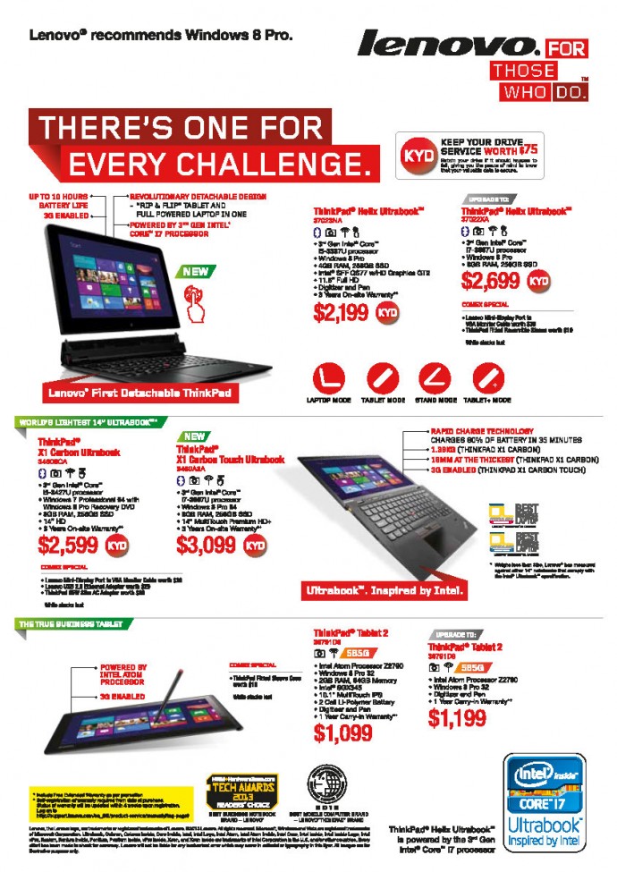 Lenovo COMEX 2013 Flyers_