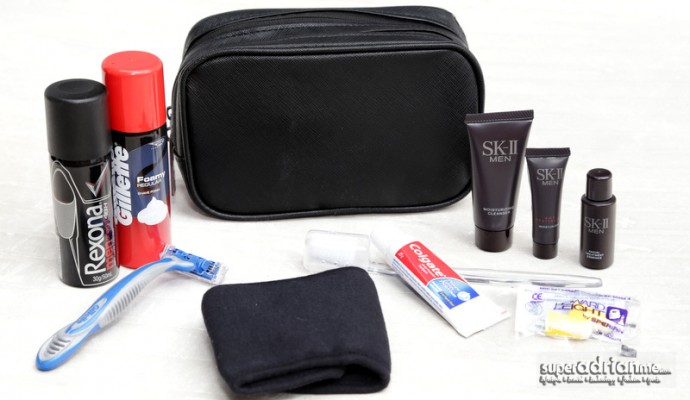 Qantas First Class SK-II Amenity Kit for Men | SUPERADRIANME.com Qantas First Class SK-II Amenity Kit for Men