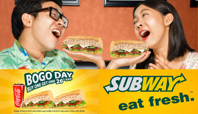 Subway BOGO Day