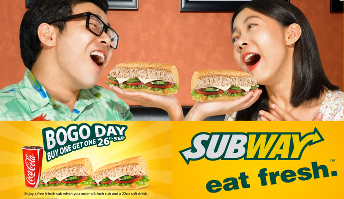 Subway BOGO Day