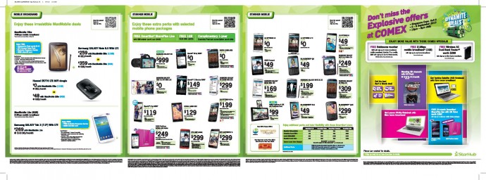StarHub flyer for COMEX 2013 (Consumer) A