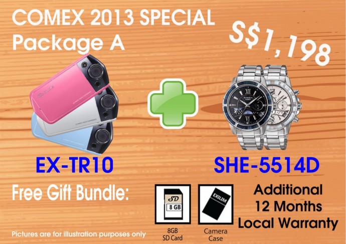 COMEX 2013: Casio EXILIM EX-TR15 & EX-TR10 Bundles