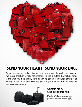 Samsonite Business Trade-In Campaign | SUPERADRIANME.com Samsonite Business Trade-In Campaign