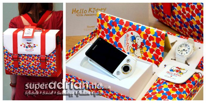 HELLO KITTY 40TH ANNIVERSARY X CASIO EXILIM EX-TR15 Debuts in Singapapore Limited Edition