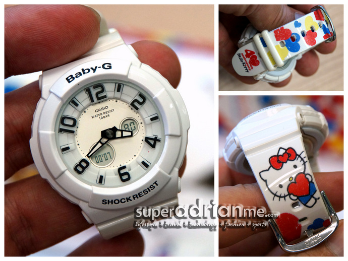 Baby G Watch with HELLO KITTY 40TH ANNIVERSARY Design