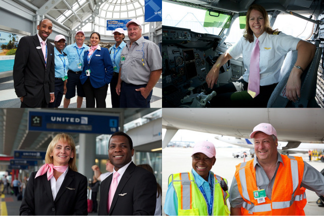 United Airlines Pink Programme - Breast Cancer Awareness Month