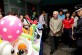 President Tony Tan and Jessica Tan approaches the balloon booth at The Ultimate Telematch in Nanyang Polytechnic