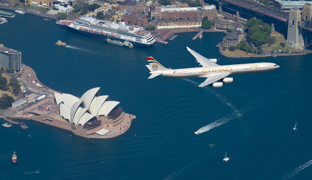 Sydney Opera House - Etihad A346