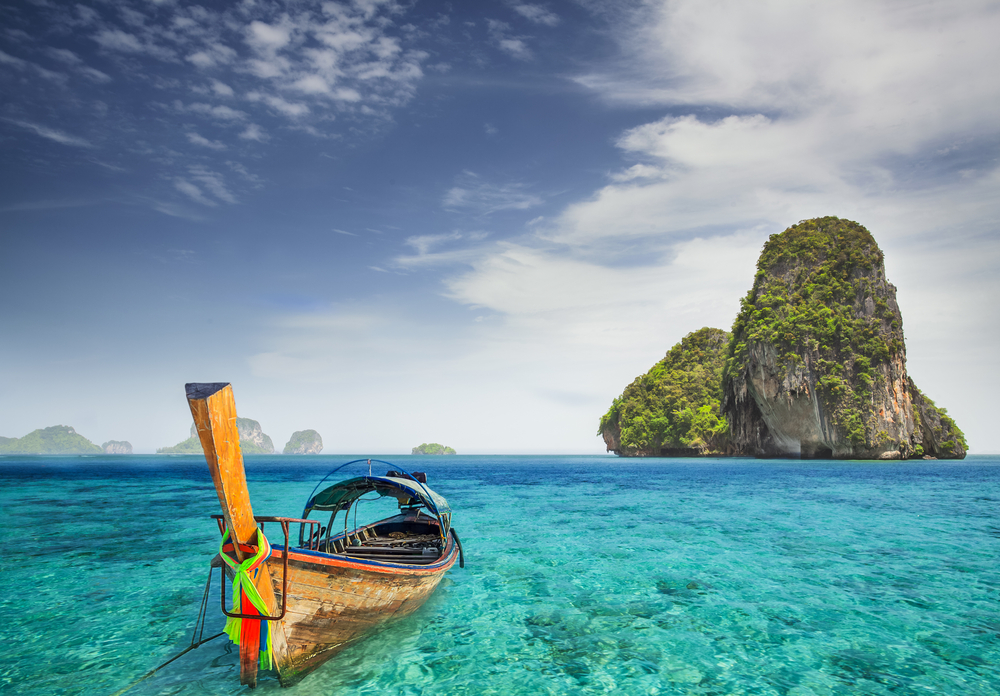 Railay beach in Krabi Thailand