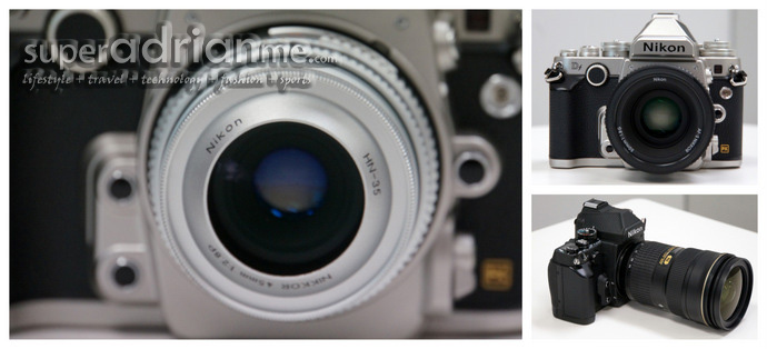 Nikon Df mount with different lens